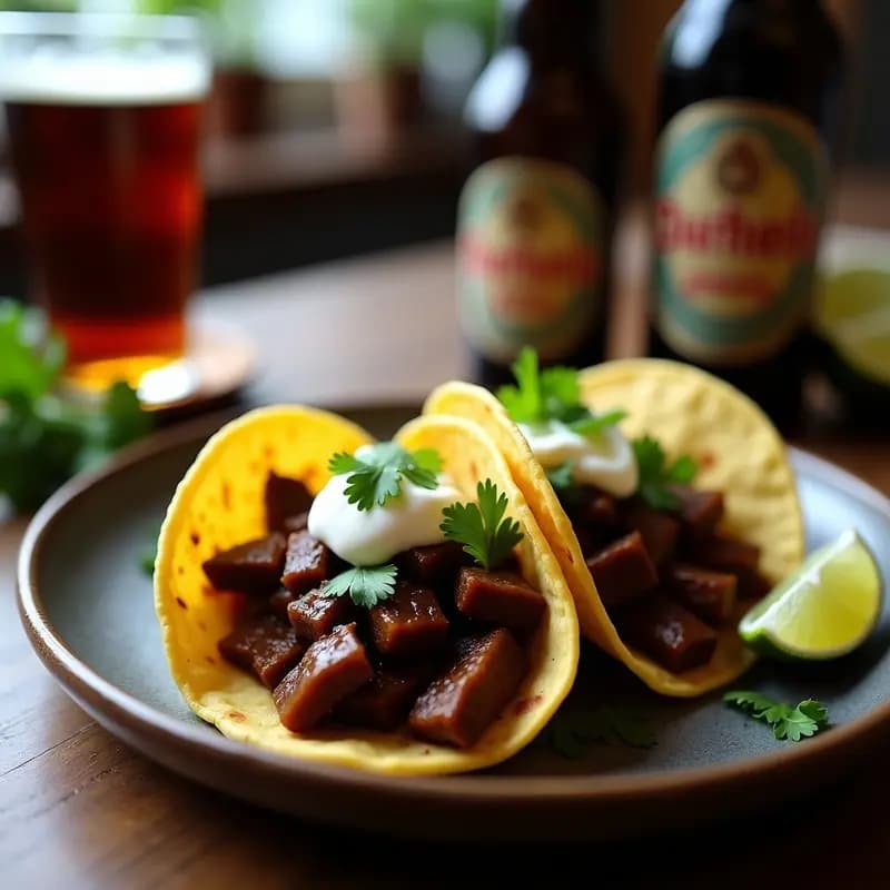 Tacos de Ongolmo a la Cerveza Negra: Receta Peruana Fácil y Sabrosa en 30 Minutos