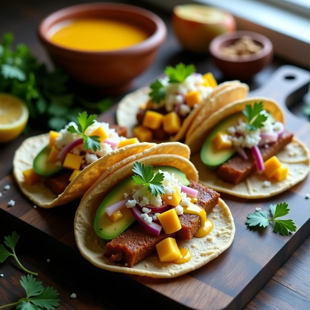 Tacos de Pato Confitado con Salsa de Granadilla: Receta Peruana Gourmet en 30 Minutos