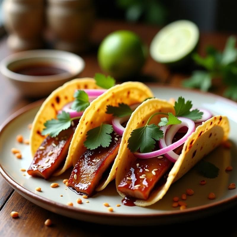 Tacos de Pato Pekín con Salsa Hoisin y Pepino: Receta China Gourmet en Airfryer