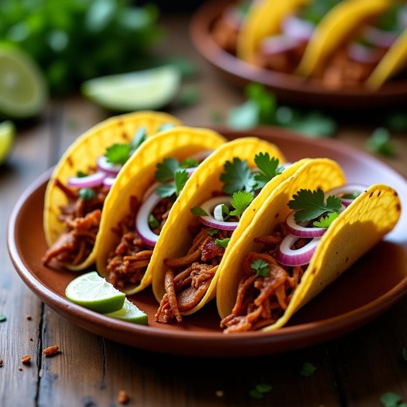 Tacos de Pechuga Desmenuzada con Chipotle: Receta en Airfryer Rápida y Jugosa