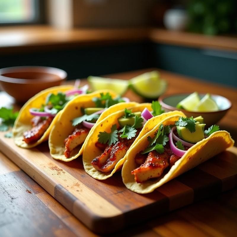 Tacos de Pechuga de Pavo Ahumada: Receta en Airfryer con Sabor a Leña en 20 Minutos