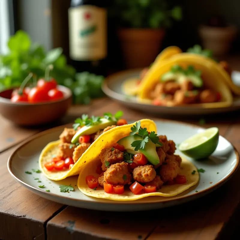 Tacos de Pechuga Resecos: Receta Crujiente en Airfryer con Salsa de Aguacate y Chile