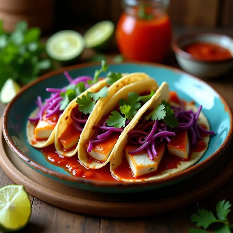Tacos de Pesca a la Veracruzana: Receta Mexicana con Chipotle y Salsa de Tomate Casera