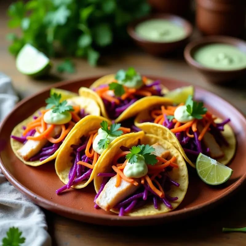 Tacos de Pescado Ahumado al Horno: Receta Rápida y Sin Fritura con Salsa de Lima y Cilantro