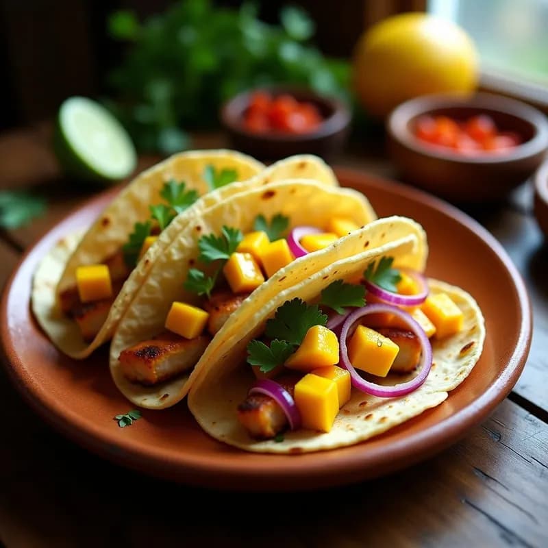 Tacos de Pescado Ahumado con Mango y Habanero: Receta Rápida y Alta en Omega-3