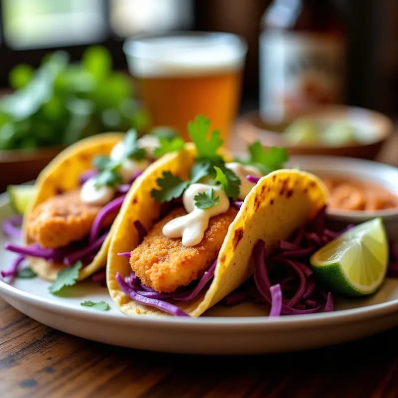 Tacos de Pescado a la Baja: Receta Estilo Enchilado con Salsa Chipotle en 25 Minutos