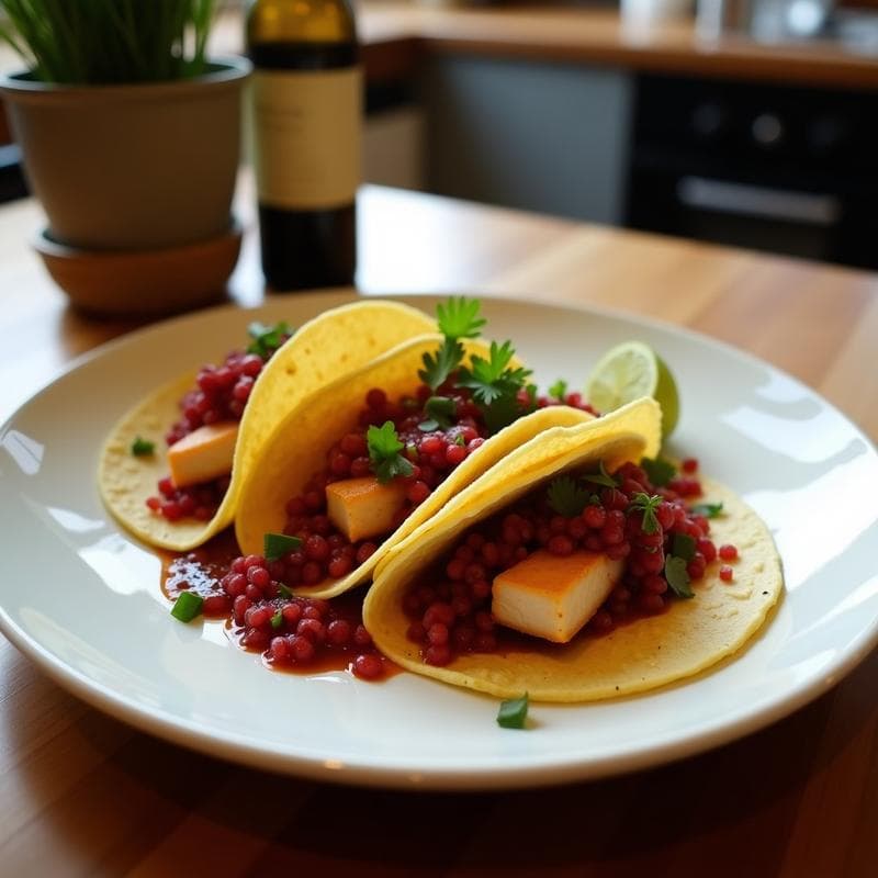 Tacos de Pescado Blanco al Adobo de Achiote: Receta en Airfryer con Repolio Morado