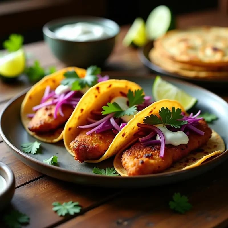 Tacos de Pescado Blanco en Cerveza Negra: Receta Crujiente y Sabrosa en 25 Minutos