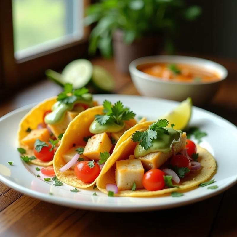 Tacos de Pescado Encurtido con Salsa Cítrica: Receta Fresca y Sin Cocinar en 15 Minutos