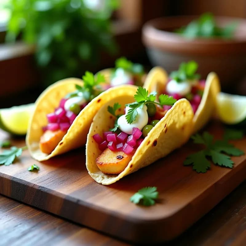 Tacos de Pescado con Encurtidos de Limón: Receta Fresca y Crujiente en 15 Minutos