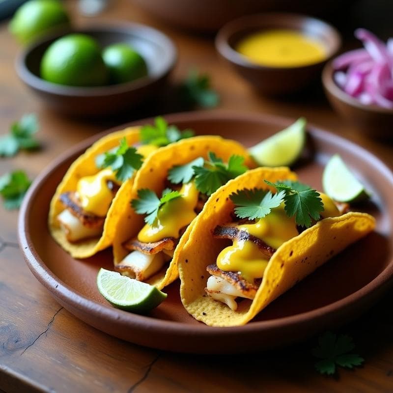 Tacos de Pescado Encurtilado con Salsa de Maracuyá: Receta Peruana en Olla Exprés