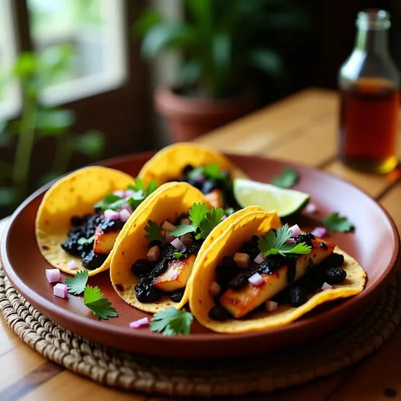 Tacos de Pescado con Zapote en Adobo Negro: Receta Yucateca Auténtica y Rápida