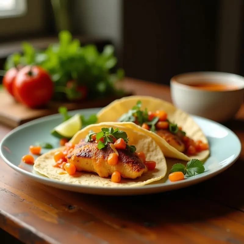 Tacos de Pescado a la Zaragoza con Almendras: Receta Española con Toque Crujiente en 25 Minutos