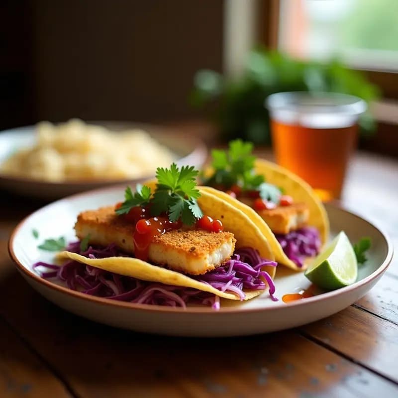Tacos de Pescado a la Zaragozana: Receta Crujiente con Salsa Brava en 30 Minutos