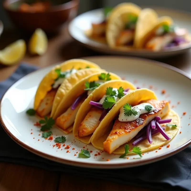 Tacos de Pescado a la Zaragozana: Receta al Horno con Ajo y Pimentón en 25 Minutos