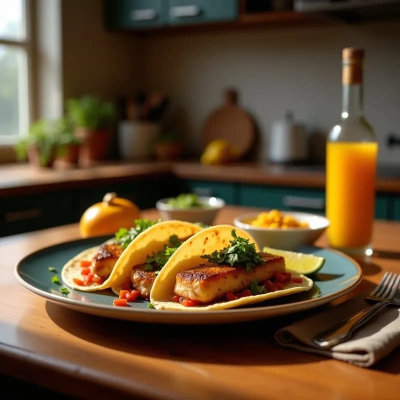 Tacos de Pescado Zarandeado: Receta en Airfryer Sin Aceite y Crujiente en 15 Minutos
