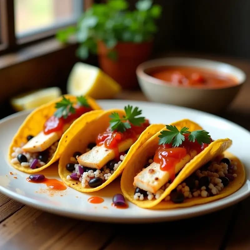 Tacos de Pescado a la Zarza con Moros: Receta Express de 15 Minutos y Sin Complicaciones