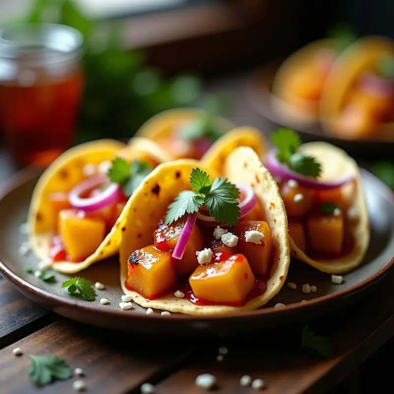 Tacos de Piña Asada con Salsa de Chile y Miel: Receta Dulce-Salada en 20 Minutos