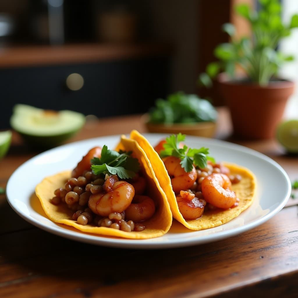 Tacos de Pulpo al Vapor con Salsa de Tamarillo y Cilantro: Receta Peruana en Olla Express