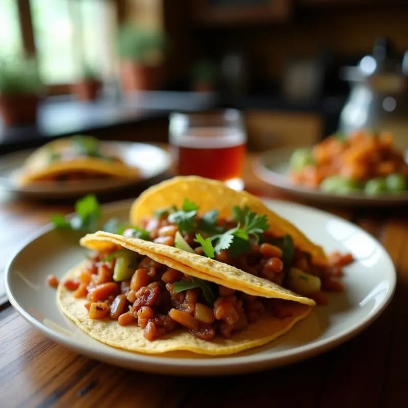 Tacos de Suadero con Nopal y Cebolla Caramelizada: Receta Mexicana Auténtica en Sartén