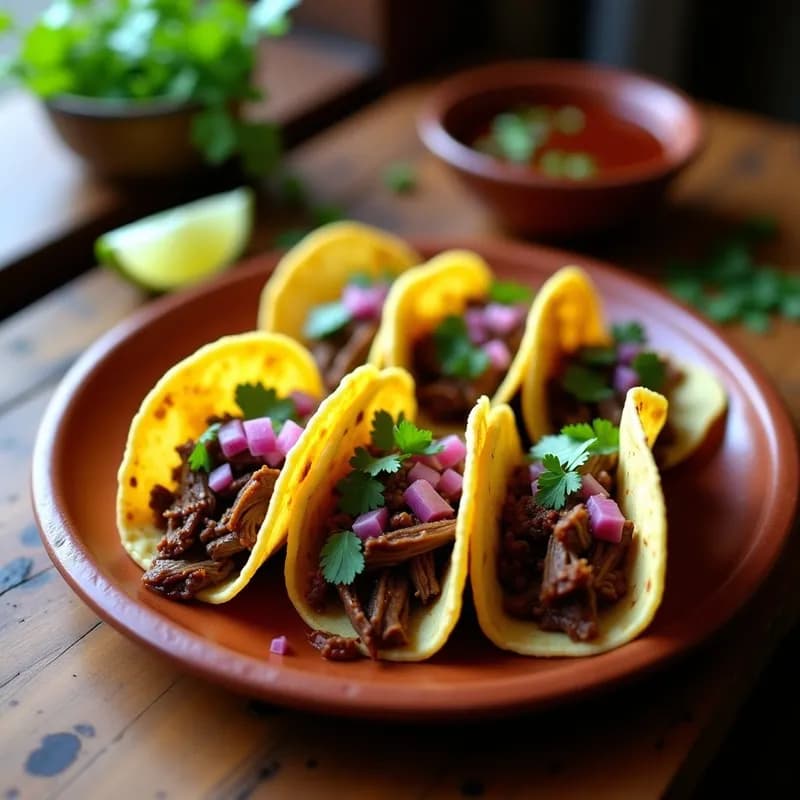 Tacos de Ternera al Whisky Ahumado: Receta en Olla Lenta con Sabor Profundo