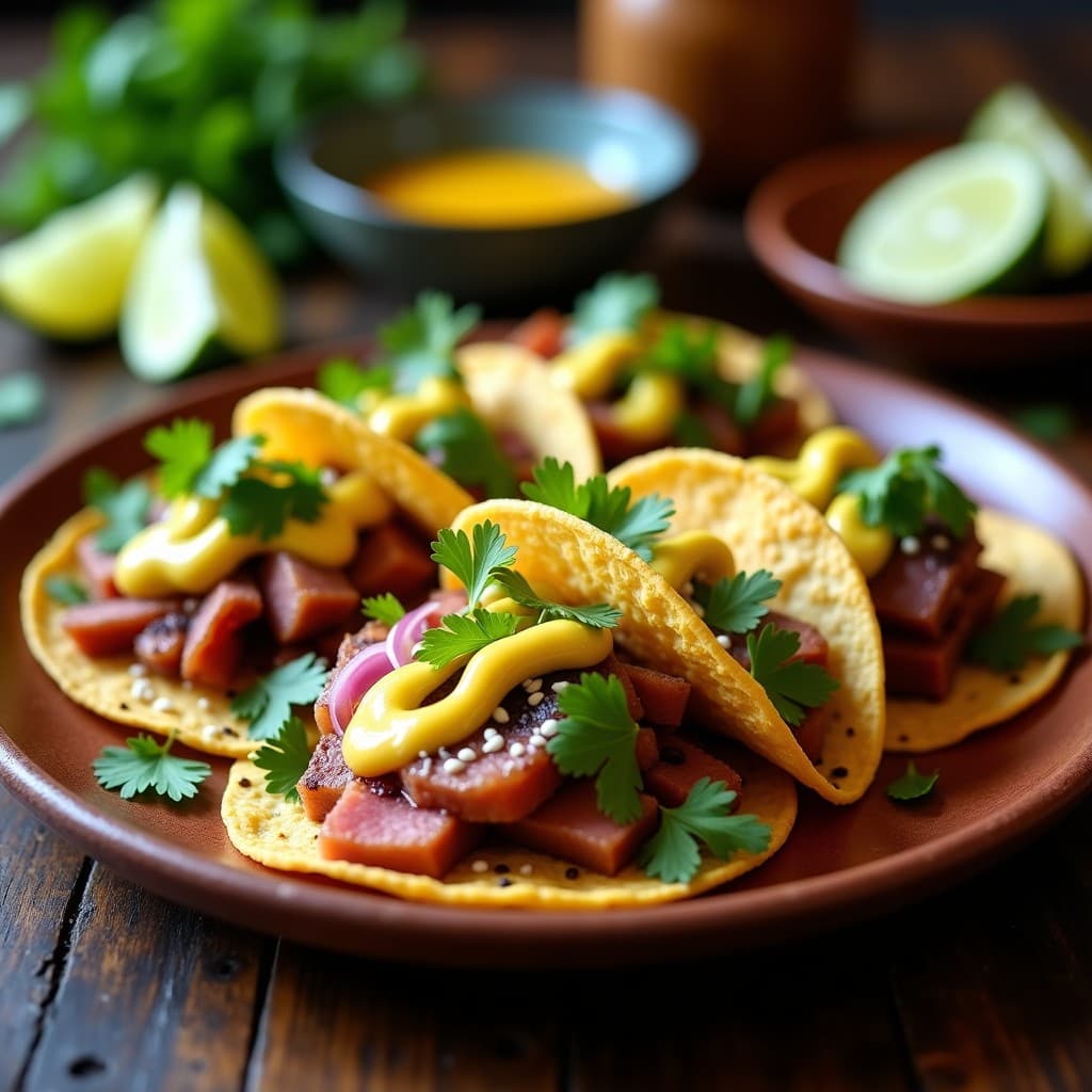 Tacos de Tongas de Atún Ahumadas con Salsa de Maracuyá: Receta Mexicana Alta en Omega-3