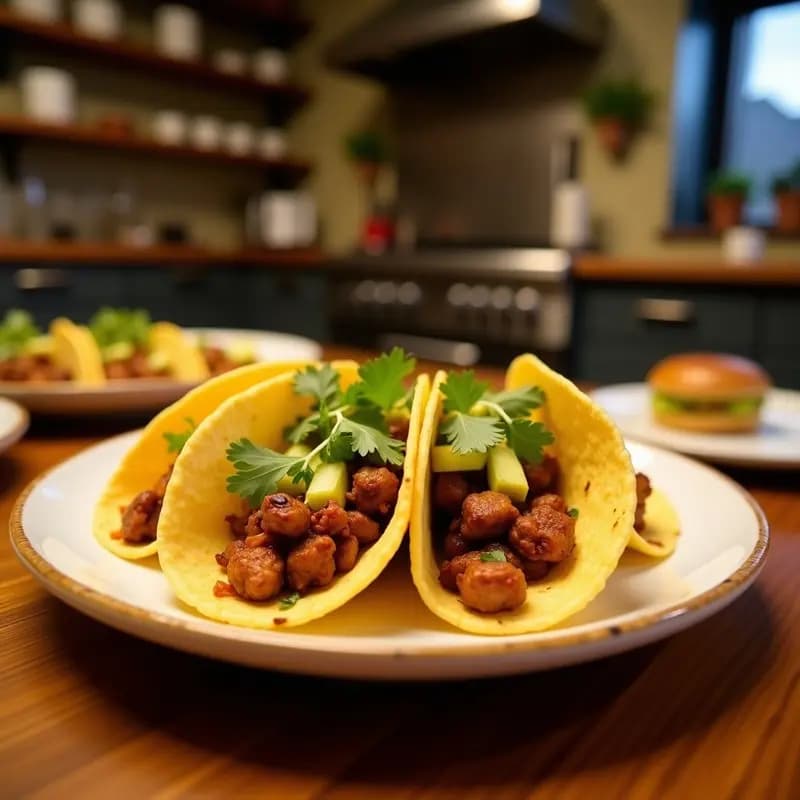Tacos Veganos de Champiñones al Ají Amarillo: Receta Express con Umami Intenso