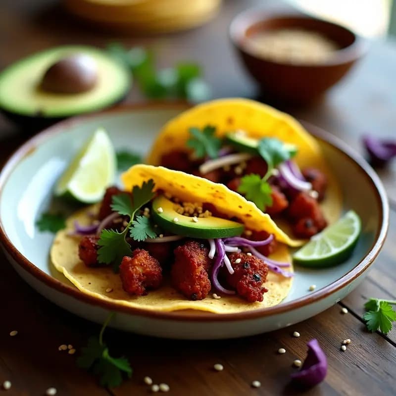 Tacos Veganos de Coliflor Ahumada: Receta Rápida con Toque a Barbacoa y Sin Gluten