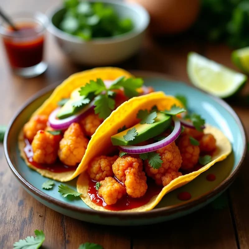 Tacos Veganos de Coliflor al Pastor: Receta Fácil con Sabor a Barbacoa