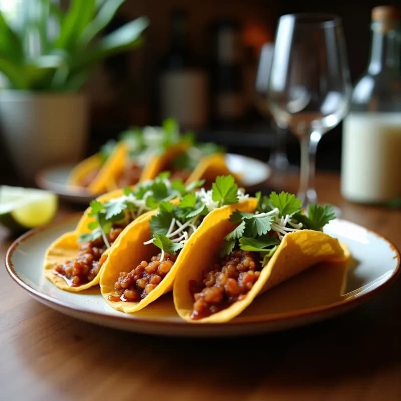Tacos Veganos de Hongo Rey Ostra: Receta Ahumada en Airfryer con 5 Ingredientes