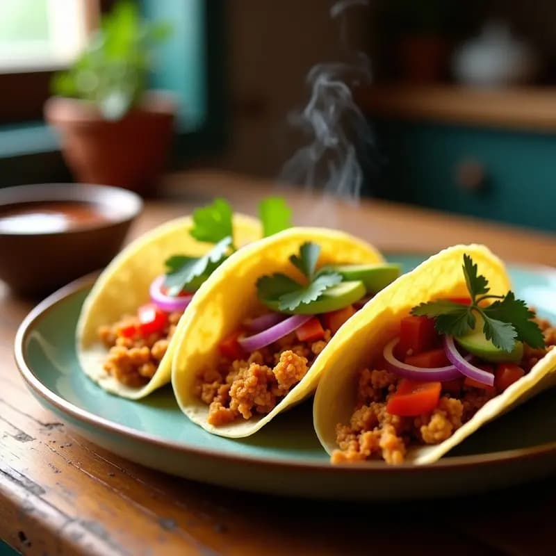 Tacos Veganos de Jackfruit Ahumada: Receta Fácil con Toque a Barbacoa en 25 Minutos