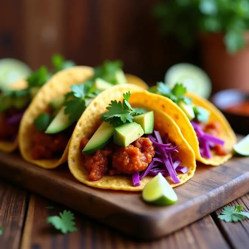 Tacos Veganos de Jackfruit Picante: Receta Express con Sabor Auténtico Mexicano
