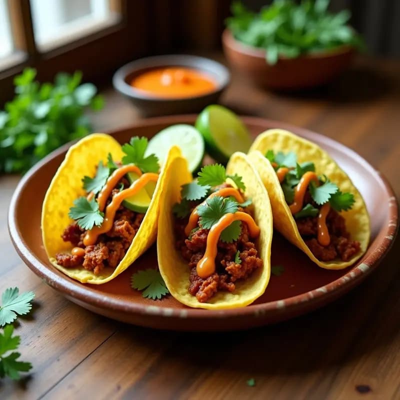 Tacos Veganos de Jackfruit: Receta Fácil con Salsa Yum Yum y Textura Carnosas