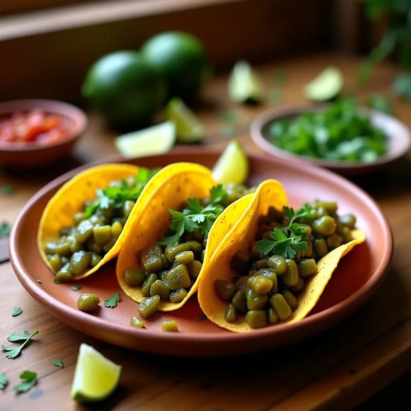 Tacos Veganos de Nopales Encurtidos: Receta Auténtica con Toque Ahumado en 30 Minutos