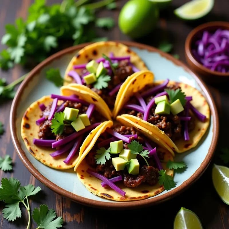 Tacos Veganos de Hongos Ostra Pulled: Receta en Airfryer con Sabor a Barbacoa