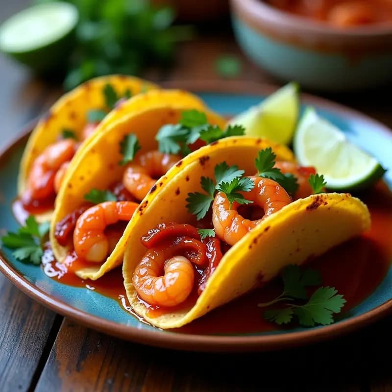Tacos de Zafarrancho: Receta de Mariscos Picantes con Toque Costero en 25 Minutos