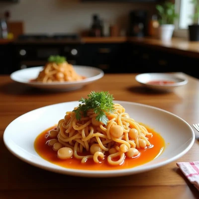 Tacoyaki de Pulpo y Jengibre con Salsa Okonomiyaki: Receta Japonesa en Airfryer y Crujiente
