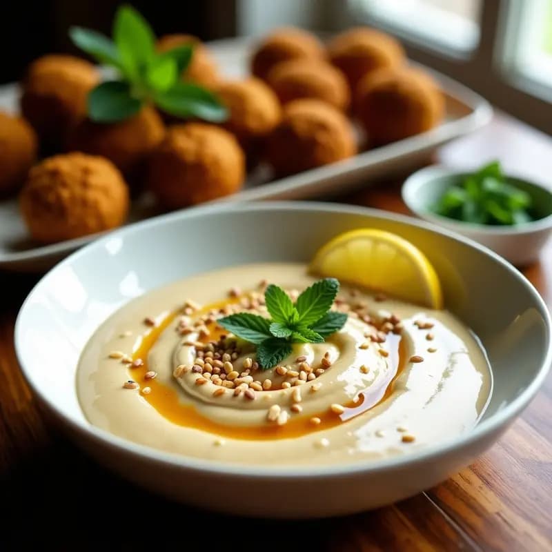 Tahini de Ajo Asado y Limón: Salsa Árabe para Falafel o Carnes en 10 Minutos