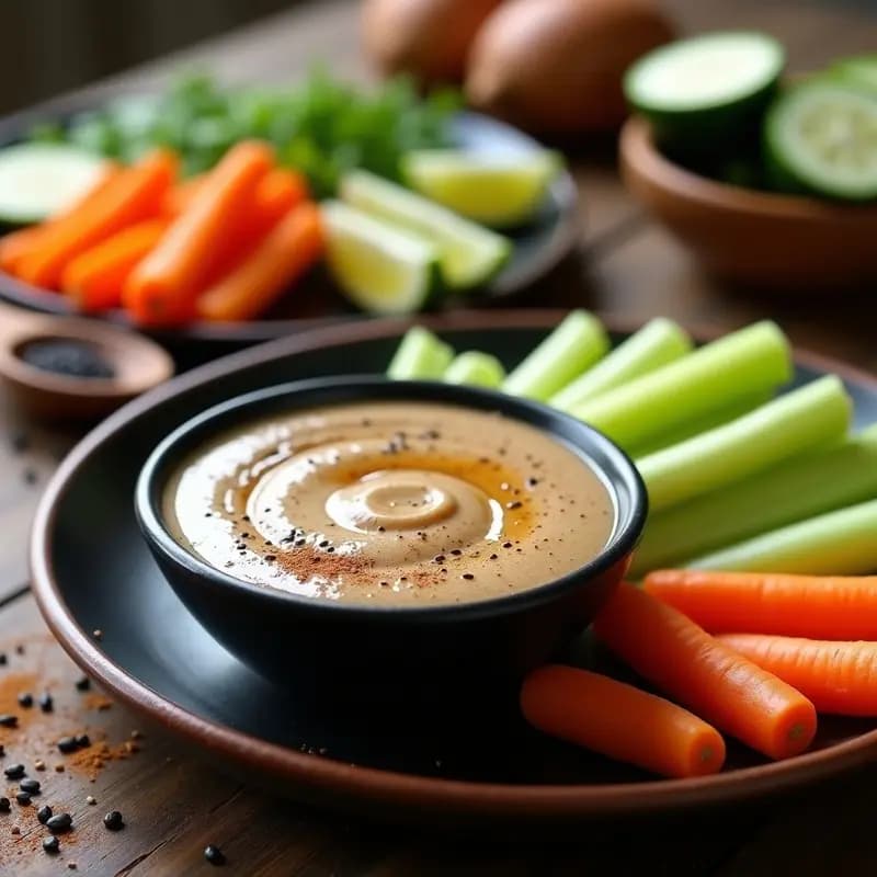 Tahini de Ajonjolí Negro y Miel: Salsa Árabe Keto y Sin Azúcar Refinado