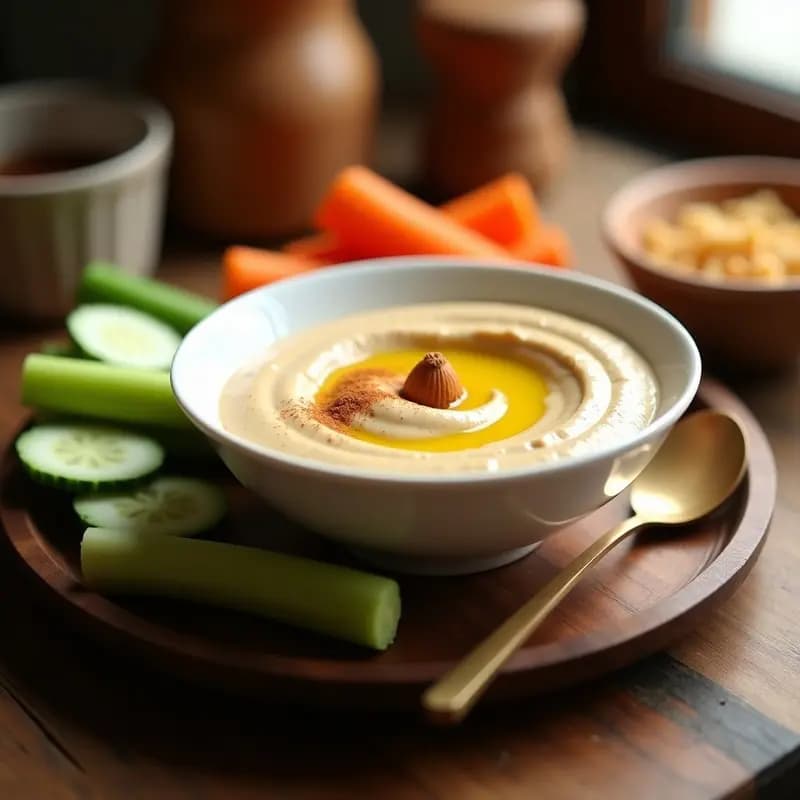 Tahini de Almendras y Canela: Dip Libanés Sin Sésamo y Keto