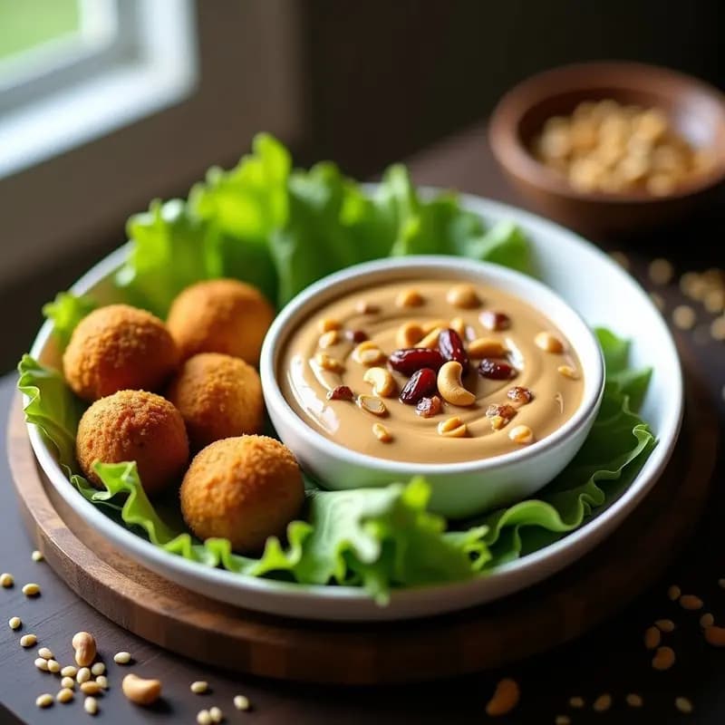 Tahini con Dátiles y Nuevo de Anacardos: Salsa Cremosa para Falafel o Ensaladas