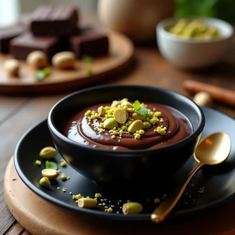 Tahini de Garbanzos y Chocolate Negro: Postre Libanés Innovador Sin Azúcar