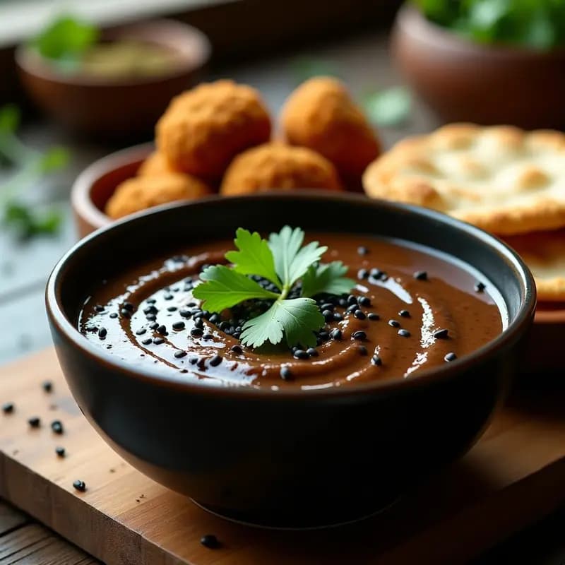 Tahini de Sésamo Negro con Ajo Asado: Salsa Libanesas para Falafel o Carnes Sin Lácteos