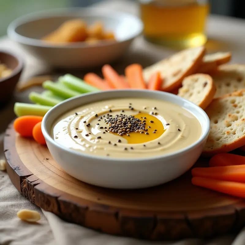 Tahini de Sésamo Negro y Miel: Dip de Oriente Medio para Acompañar
