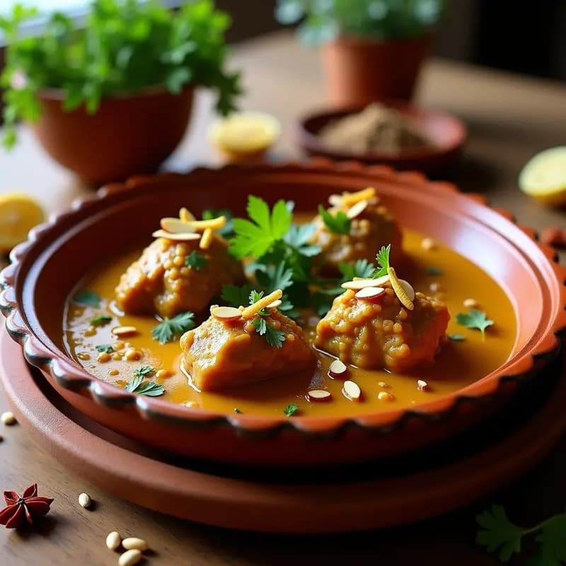 Tajín de Cordero con Cúrcuma y Algarroba: Receta Marroquí Tradicional en Slow Cooker