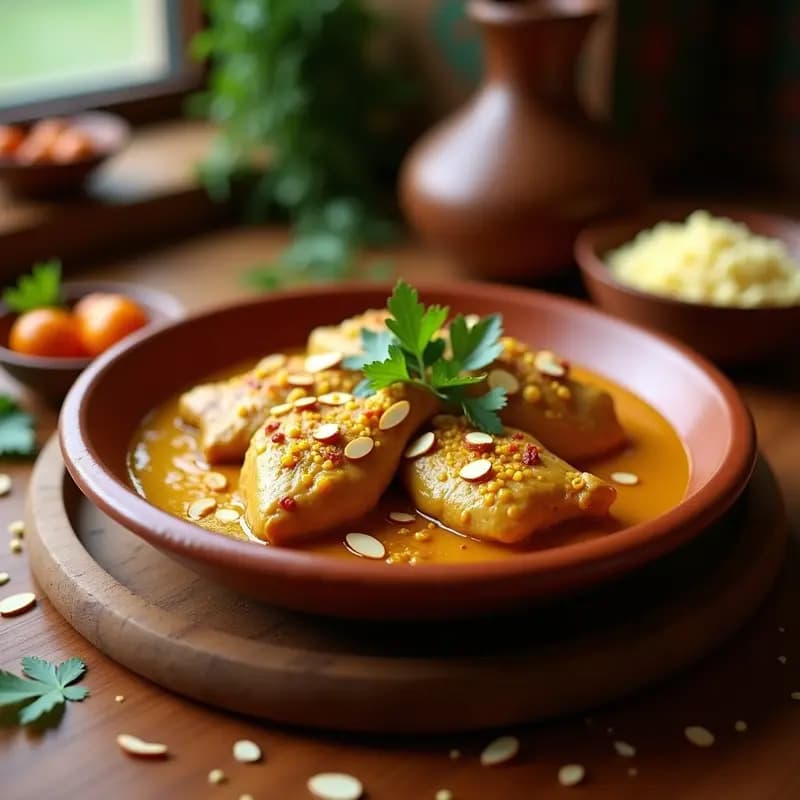 Tajín de Pollo con Cítricos y Azafrán: Receta Marroquí en Thermomix y Sin Lactosa