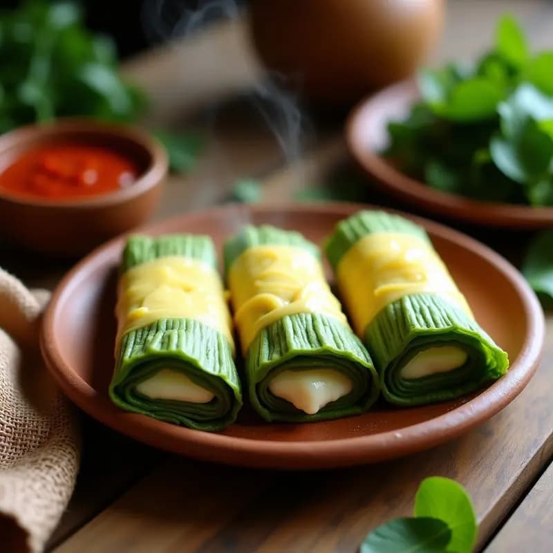 Tamales de Chipilín y Queso Fresco: Receta Guatemalteca Vegana y Sin Gluten