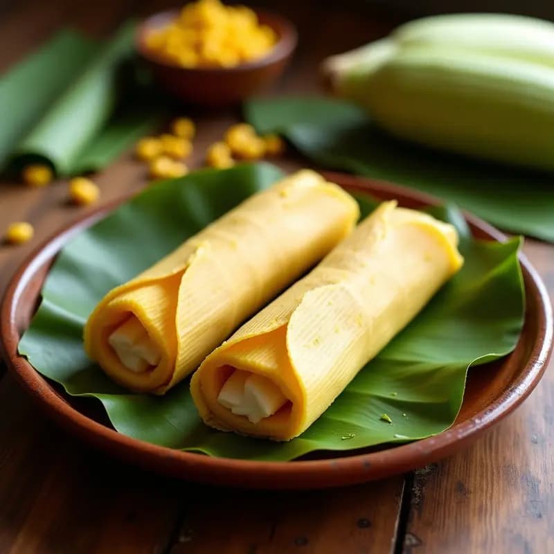 Tamales de Elote y Queso de Almendra: Receta Mexicana Vegana y Sin Mantca