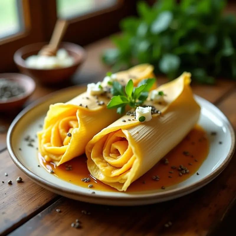 Tamales de Elote y Queso de Cabra: Receta Mexicana Dulce-Salada en Hoja de Maíz