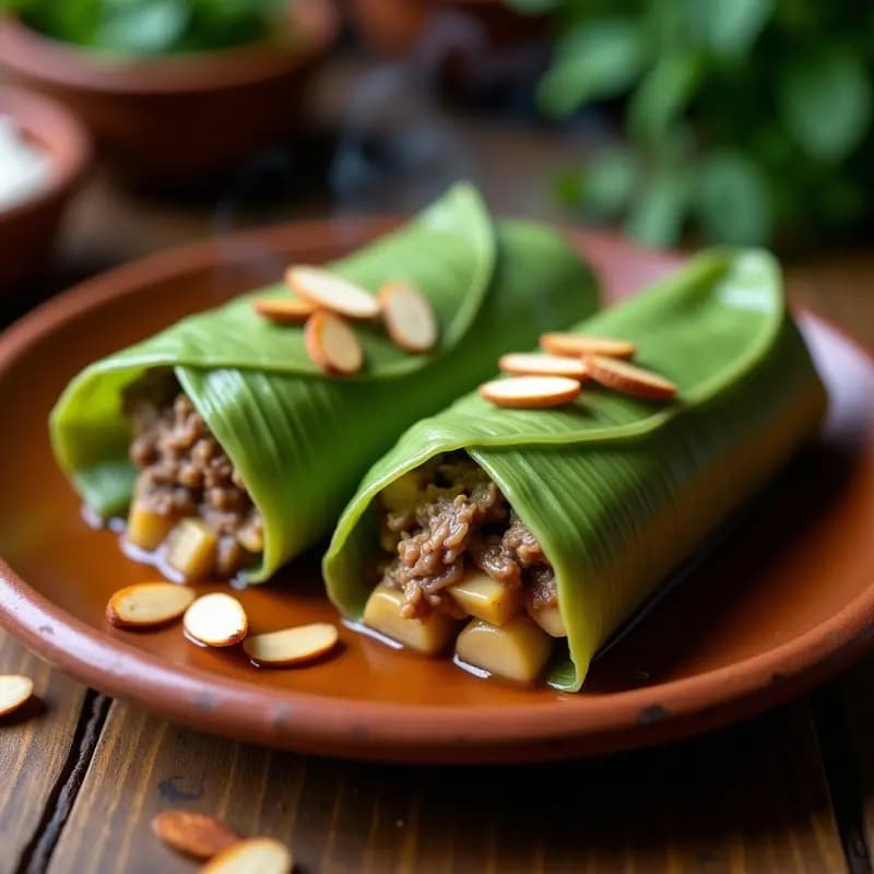Tamales de Hoja de Plátano con Carne de Res: Receta Centroamericana Tradicional en Olla Lenta